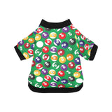 Billiard Ball Pattern Print Design 02 All Over Print Pet Dog Round Neck Fuzzy Shirt