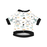 windmill pattern All Over Print Pet Dog Round Neck Fuzzy Shirt