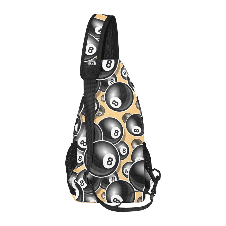 Billiard Ball Pattern Print Design 04 All Over Print Chest Bag