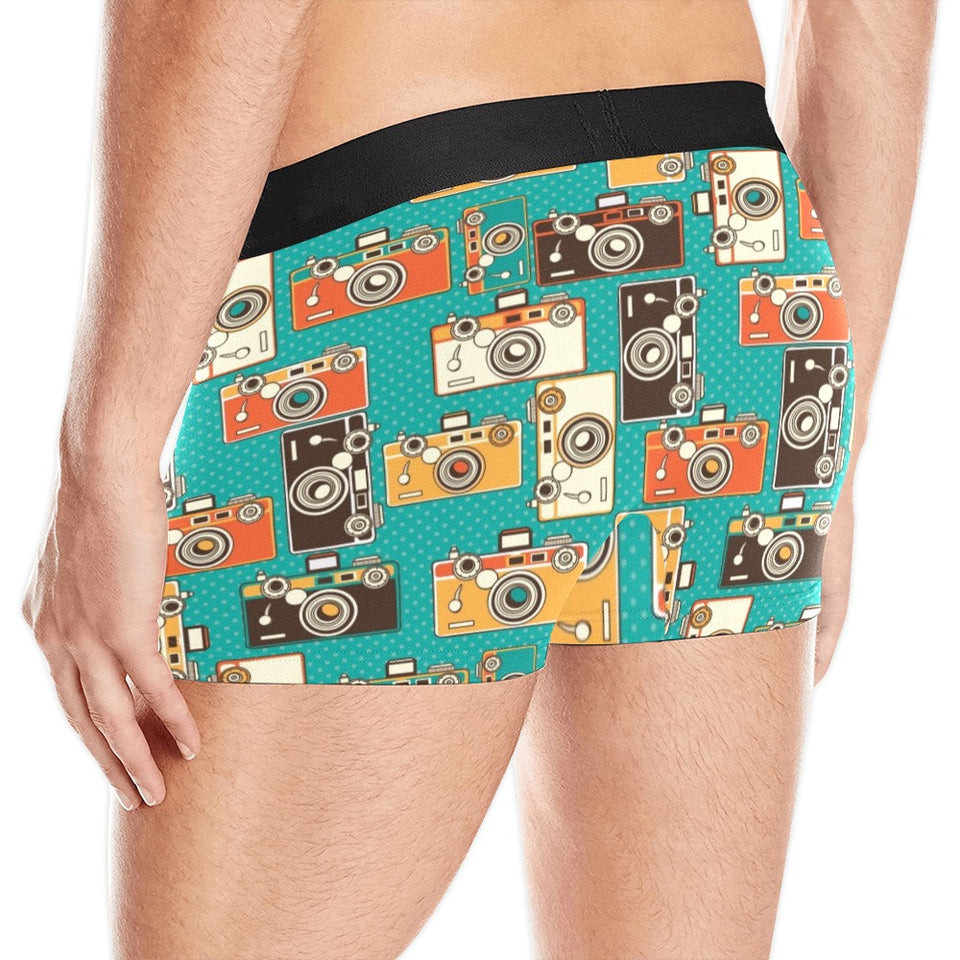 Camera Pattern Print Design 03 Men's All Over Print Boxer Briefs Men's Underwear