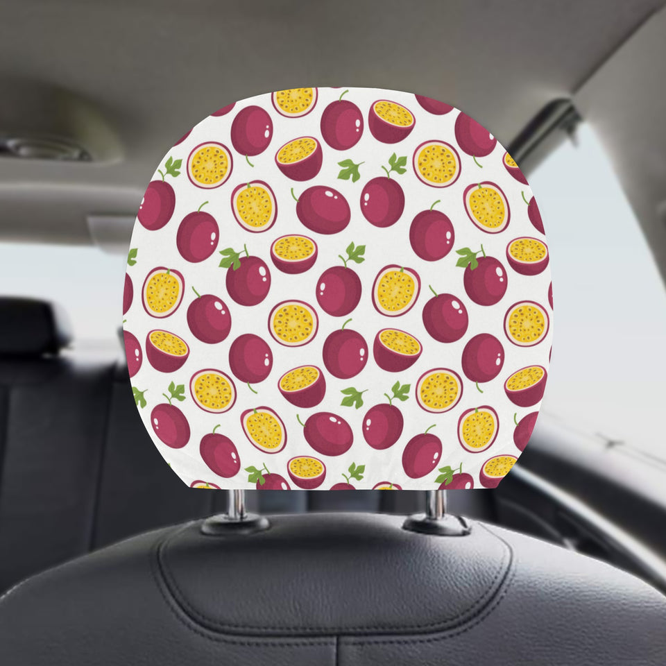 Passion fruit design pattern Car Headrest Cover