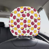 Passion fruit design pattern Car Headrest Cover
