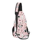 Cows milk product pink background All Over Print Chest Bag