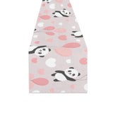 Cute panda ballon heart pattern Table Runner