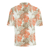 Cocoa beans Cocoa tree pattern Men's All Over Print Polo Shirt
