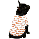 Clown Fish Pattern Print Design 05 All Over Print Pet Dog Round Neck Fuzzy Shirt
