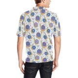 Snail Pattern Print Design 05 Men's All Over Print Polo Shirt