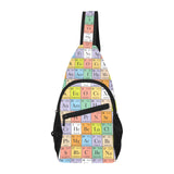 Chemistry Periodic Table Pattern Print Design 01 All Over Print Chest Bag