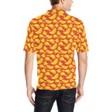 Potato Chips Pattern Print Design 05 Men's All Over Print Polo Shirt