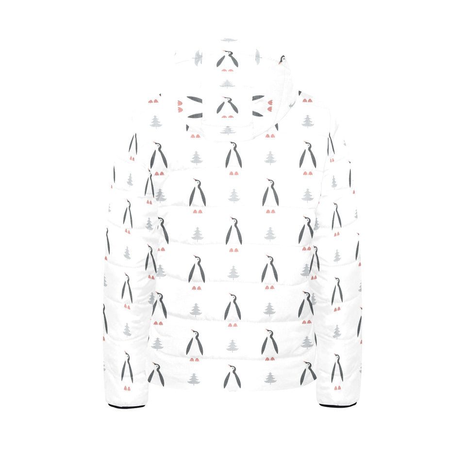 Penguin pattern Kids' Boys' Girls' Padded Hooded Jacket