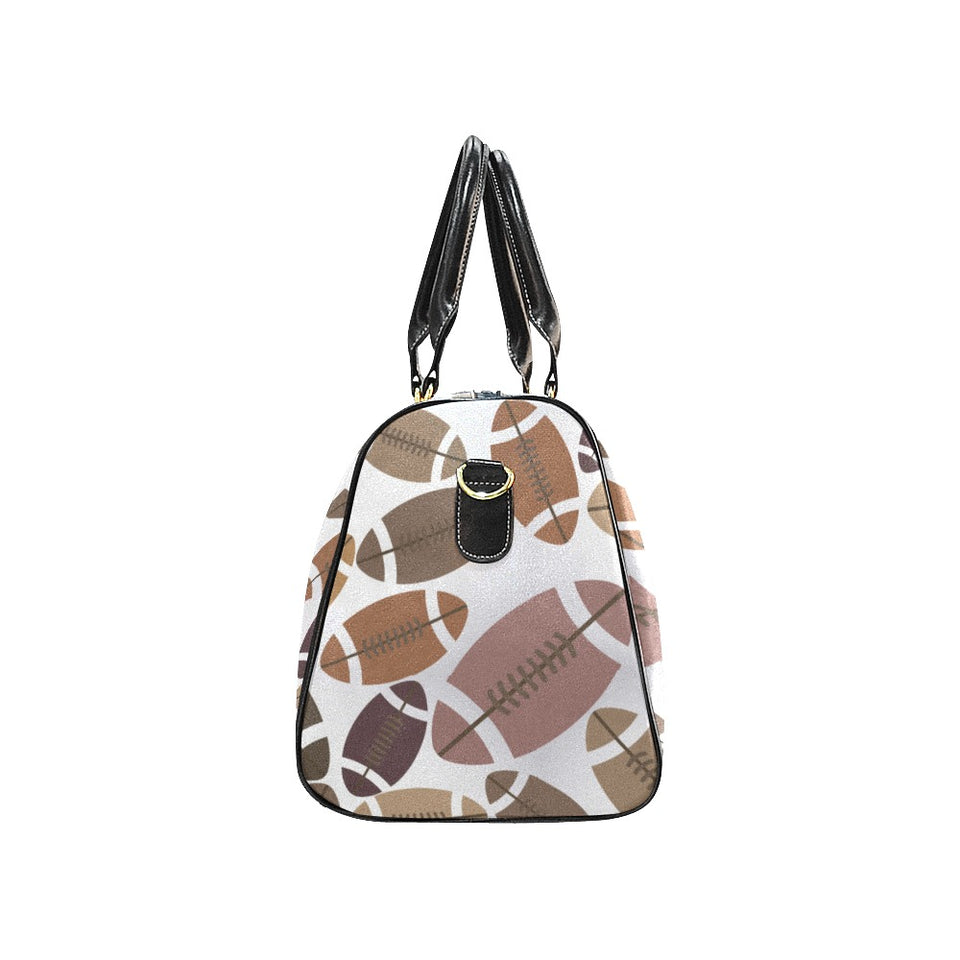 American football ball pattern Travel Bag