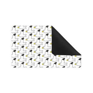 Seagull Pattern Print Design 05 Doormat