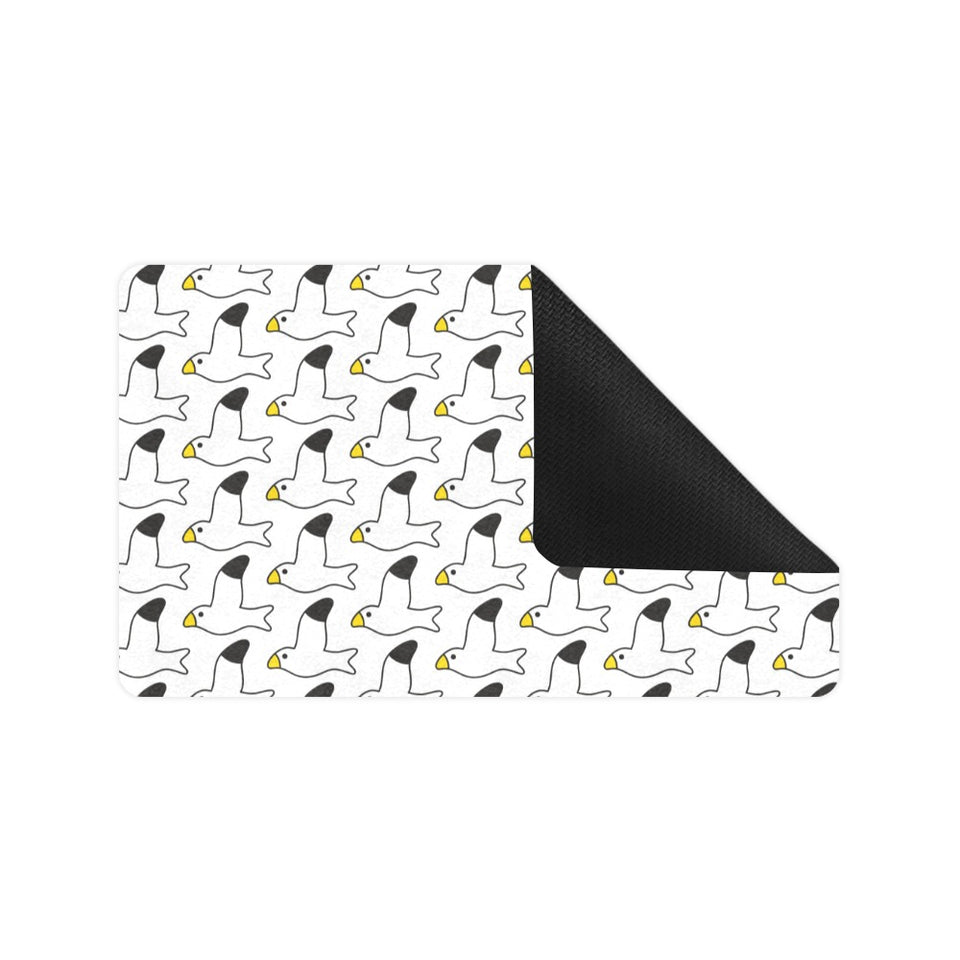 Seagull Pattern Print Design 05 Doormat