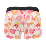 Hand drawn heart design pattern Men's All Over Print Boxer Briefs Men's Underwear