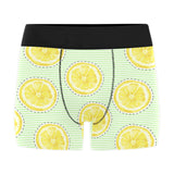 slice of lemon pattern Men's All Over Print Boxer Briefs Men's Underwear