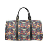 Sugar skulls flower maxican pattern Travel Bag