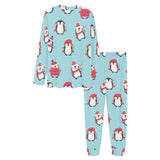 Cute penguin christmas design pattern Women's All Over Print Pajama Set