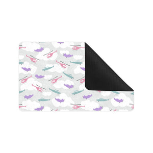 Helicopter plane pattern Doormat