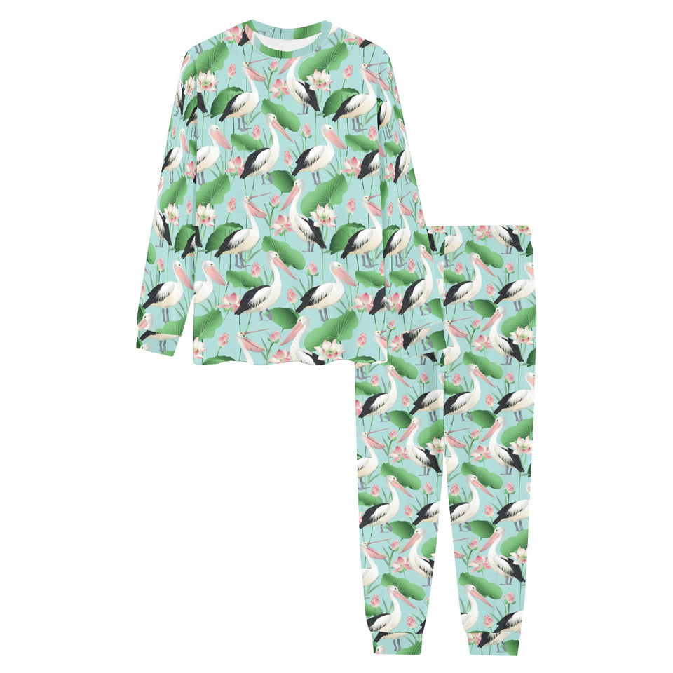 Pelican Pattern Print Design 01 Men's All Over Print Pajama