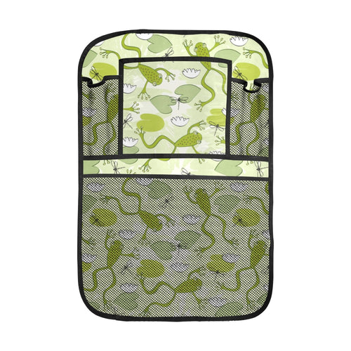 Cute frog dragonfly pattern Car Seat Back Organizer