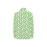 Hop pattern background Women's Long Sleeve Polo Shirt