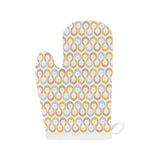 Horseshoes Pattern Print Design 03 Heat Resistant Oven Mitts