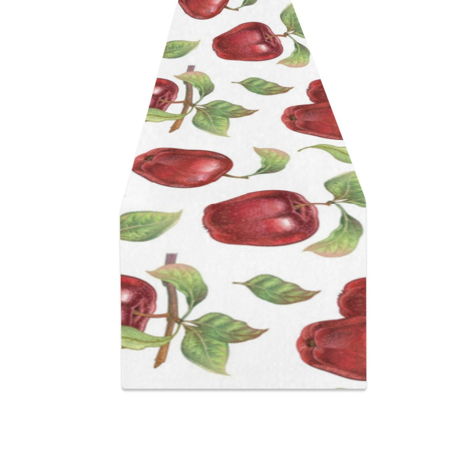 Red apples pattern Table Runner