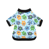 Alien Pattern Print Design 04 All Over Print Pet Dog Round Neck Fuzzy Shirt