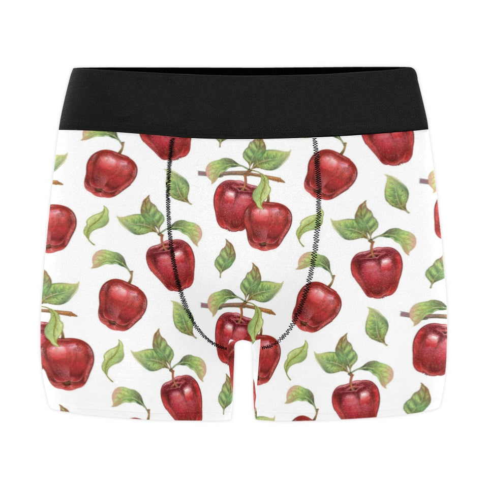 Red apples pattern Men's All Over Print Boxer Briefs Men's Underwear