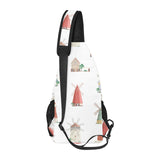 windmill design pattern All Over Print Chest Bag