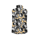 Billiard Ball Pattern Print Design 04 Men's Padded Vest