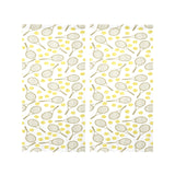 Tennis Pattern Print Design 02 Gauze Curtain