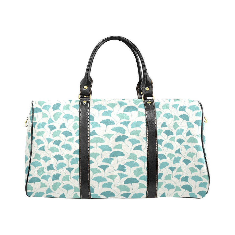 Green ginkgo leaves pattern Travel Bag