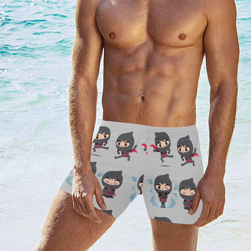 Cute ninja pattern Men's Swimming Trunks