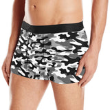 Black white camouflage pattern Men's All Over Print Boxer Briefs Men's Underwear
