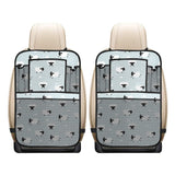 Sheep polka dot cloud pattern Car Seat Back Organizer