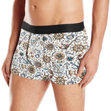 Cute nautical steering wheel anchor pattern Men's All Over Print Boxer Briefs Men's Underwear