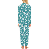 Vintage star pattern Women's All Over Print Pajama Set