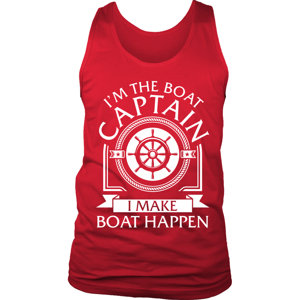 Shirt-I'm The Boat Captain I Make Boat Happen ccnc006 bt0165