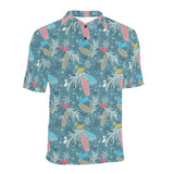Squirrel Pattern Print Design 01 Men's All Over Print Polo Shirt