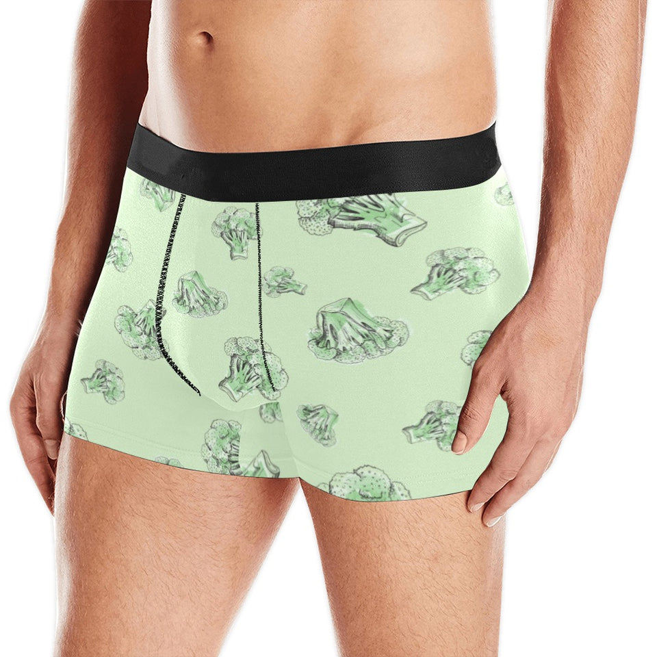 broccoli sketch pattern Men's All Over Print Boxer Briefs Men's Underwear
