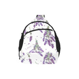lavender flower design pattern All Over Print Chest Bag