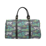 white bengal tigers tropical plant Travel Bag