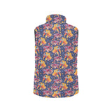 Goldfish Pattern Print Design 05 Women's Padded Vest