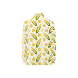 Corn Pattern Print Design 05 Women's Long Sleeve Polo Shirt