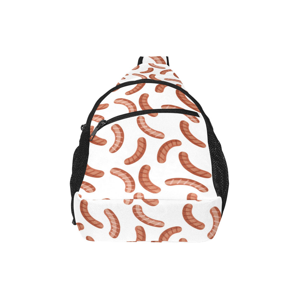 Sausage Pattern Print Design 04 All Over Print Chest Bag