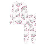 dragon fruit pattern Women's All Over Print Pajama Set