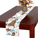 sea lion Seals jellyfish pattern Table Runner