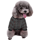 Casino Cards Suits Pattern Print Design 05 All Over Print Pet Dog Round Neck Fuzzy Shirt