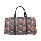 Sugar skulls flower maxican pattern Travel Bag